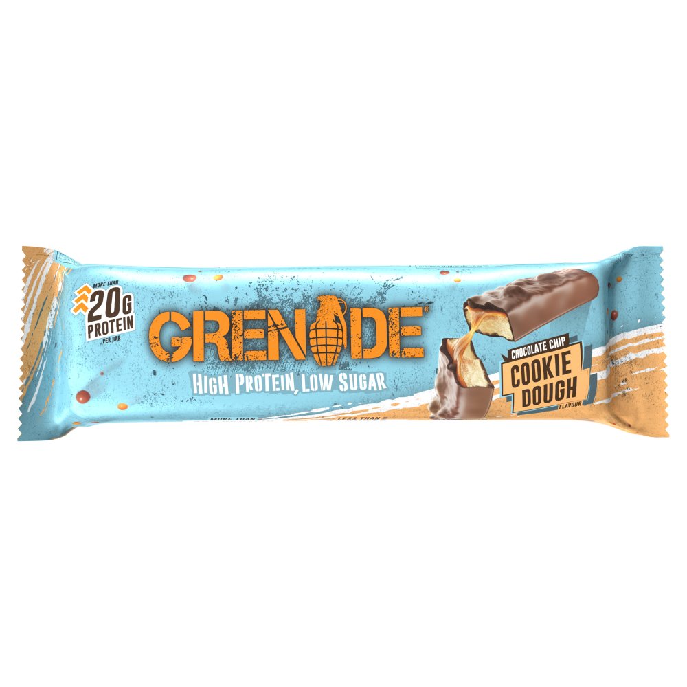 Grenade Chocolate Chip Cookie Dough Bar, 60g