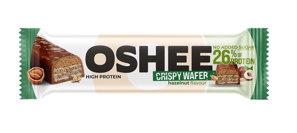 Oshee High Crispy Wafer Protein Bar With Hazelnut, 37g