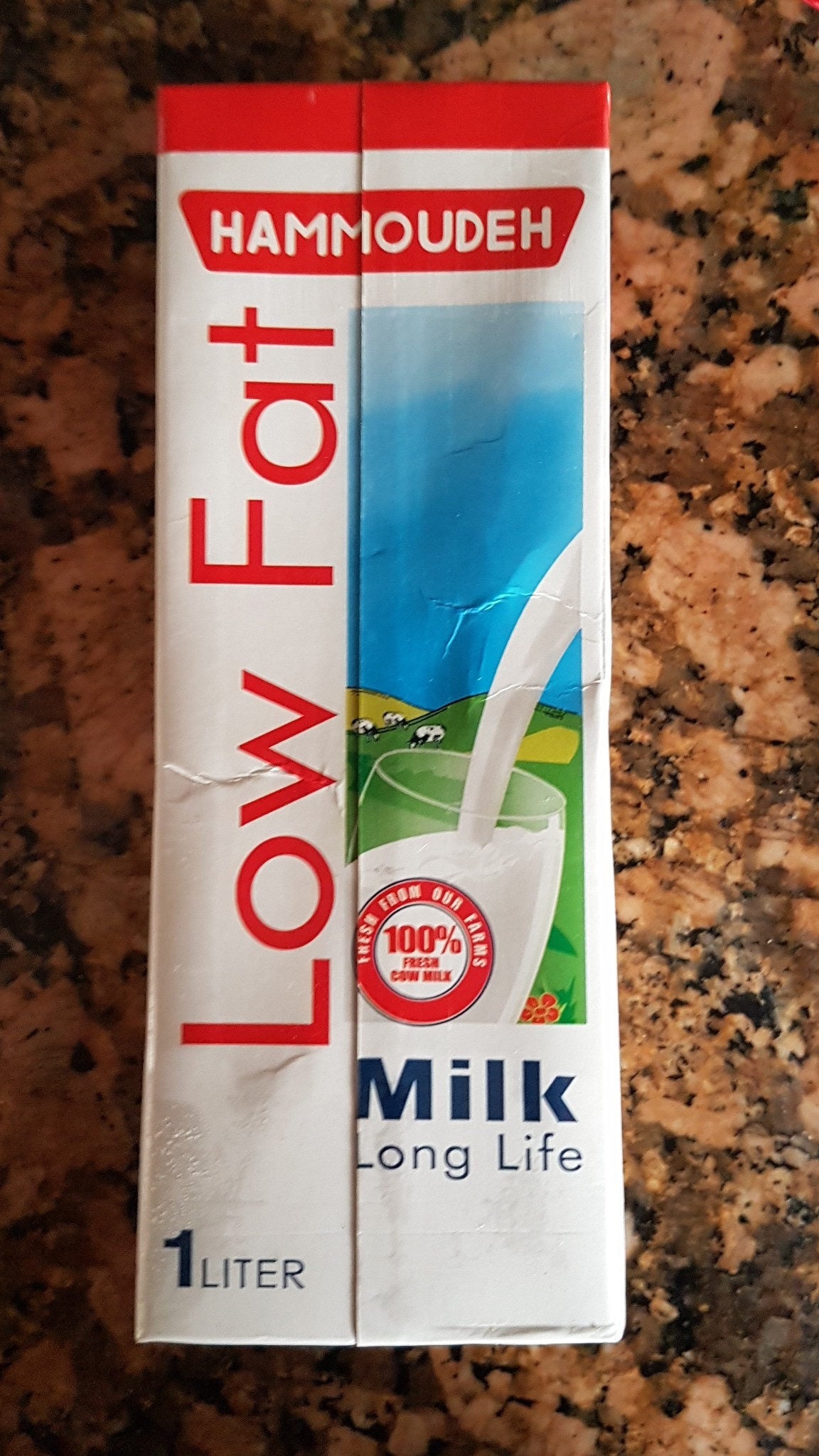 Hammoudeh Low Fat Milk, 1L