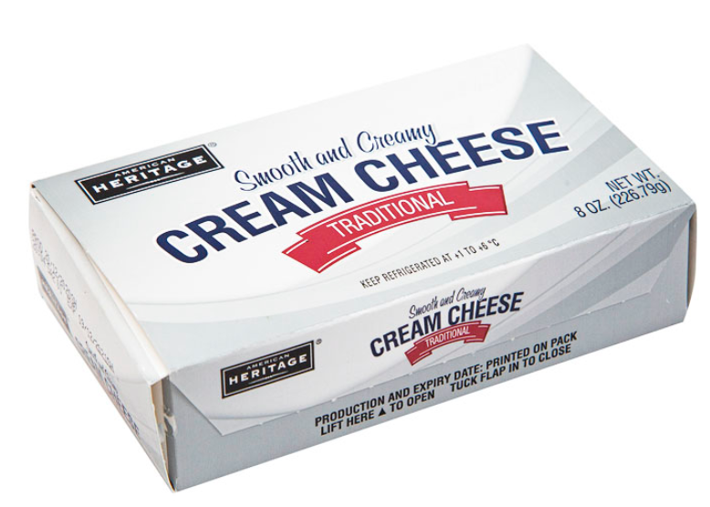 American Heritage Cream Cheese Bar, 226g