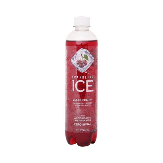 Sparkling Ice Black Cherry Zero Sugar Sparkling Water, 502.8ml