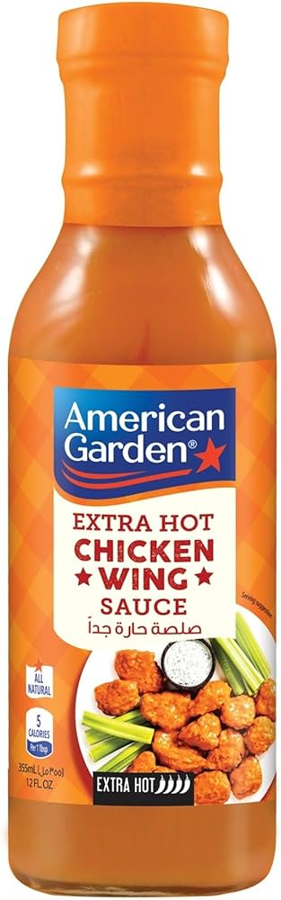 American Garden Extra Hot Chicken Wing Sauce, 355ml