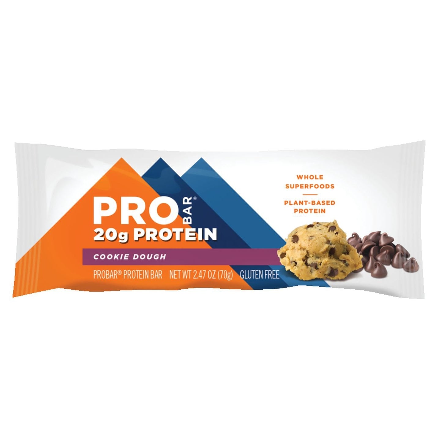 Pro Bar Protein Lower Sugar Chocolate Chip Cookie Dough 70 g