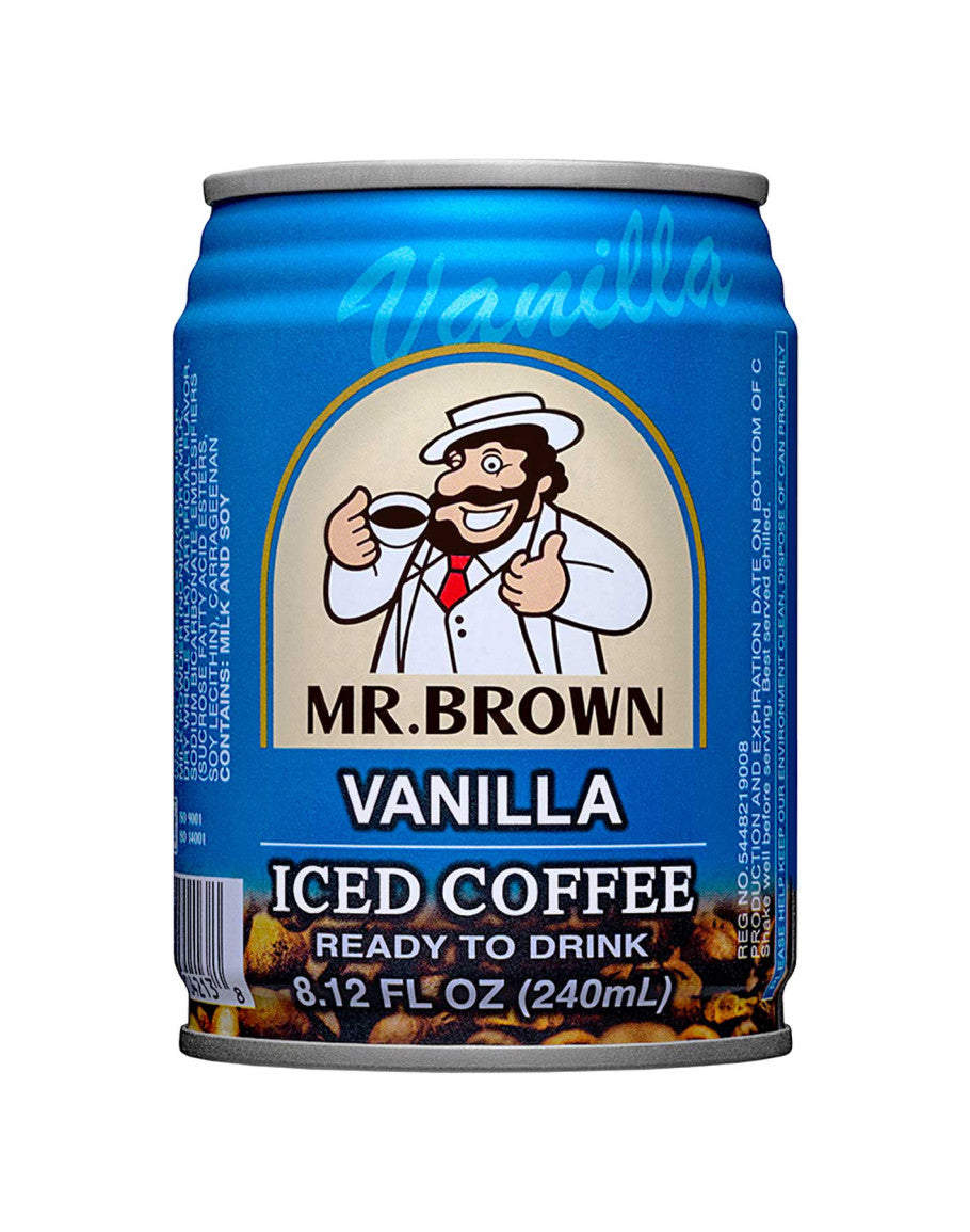 Mr. Brown Vanilla Iced Coffee, 240ml