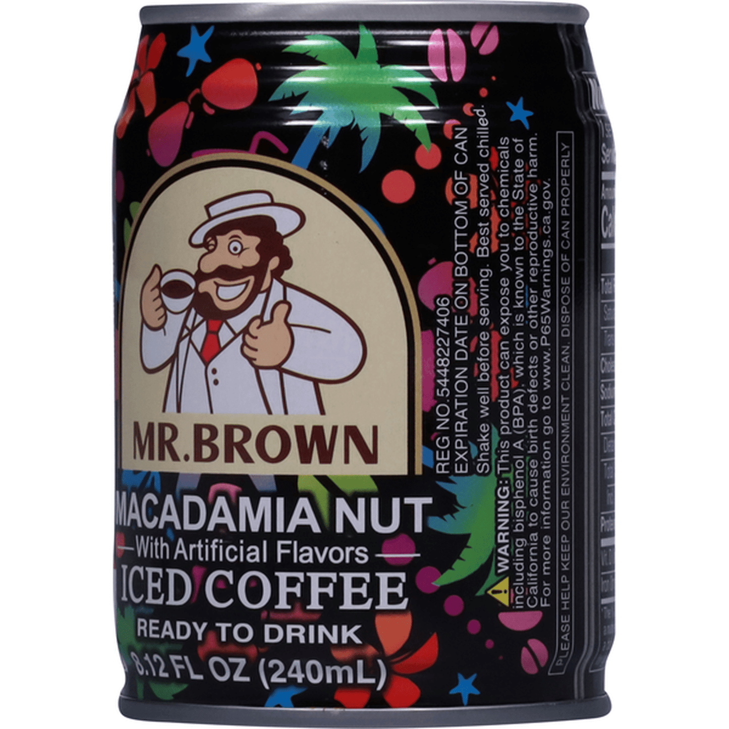 Mr. Brown Macadamia Nut Iced Coffee, 240ml