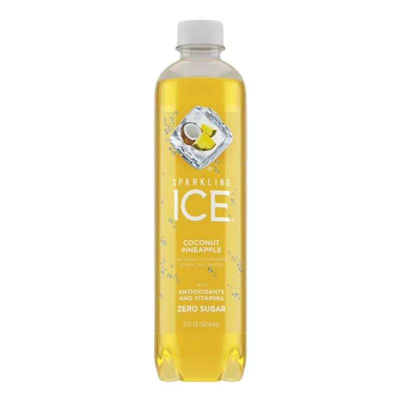 Sparkling Ice Coconut Pineapple Sugar Sparkling Water, 502.8ml