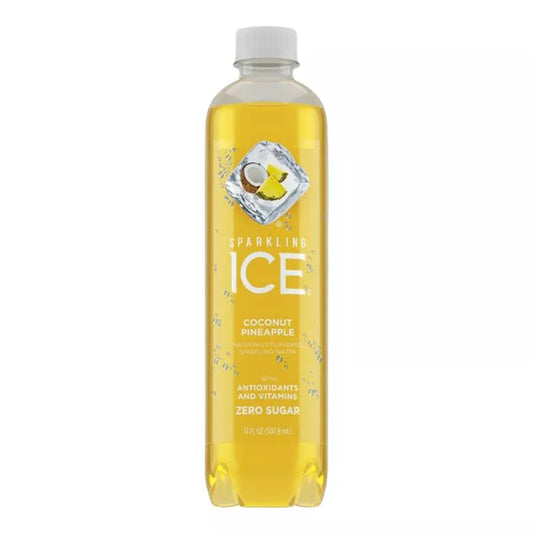 Sparkling Ice Coconut Pineapple Sugar Sparkling Water, 502.8ml