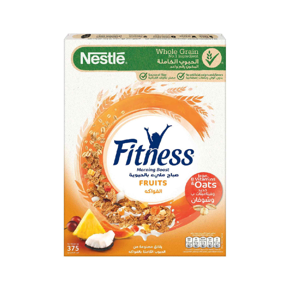 Fitness Wholegrain Cereal with Fruits & Oats, 375g
