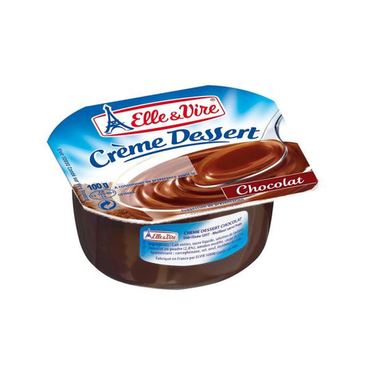 Elle & Vire Chocolate Cream Dessert, 100g