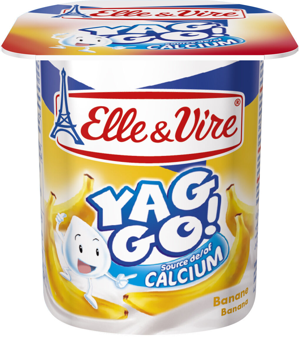 Elle & Vire Banana Dairy Dessert, 125g