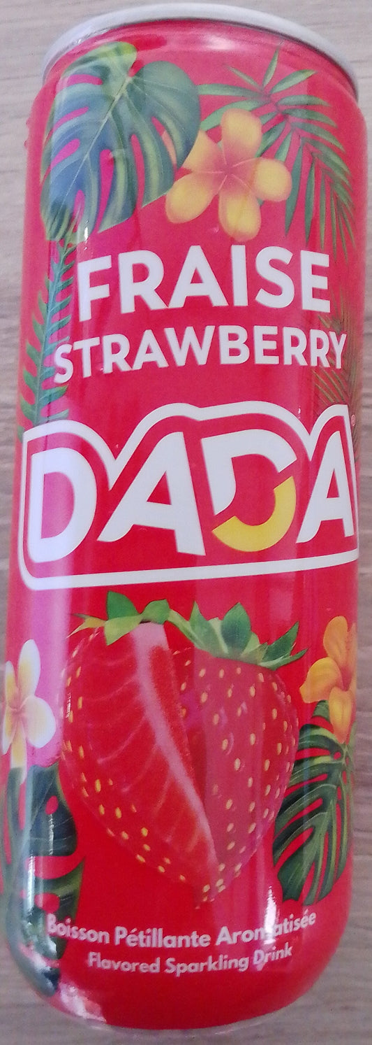 Dada Sparkling Drink Strawberry Flavour, 330ml