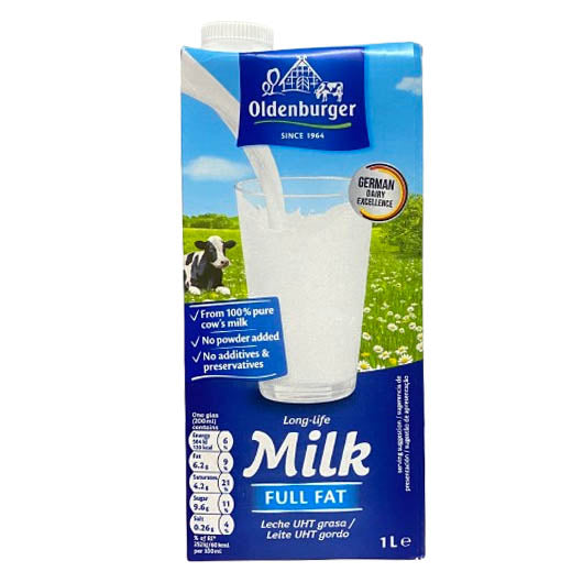 Oldenburger Milk Full Fat 1 L