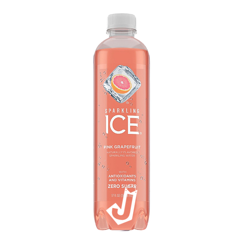 Sparkling Ice Pink Grapefruit Zero Sugar Sparkling Water, 502.8ml