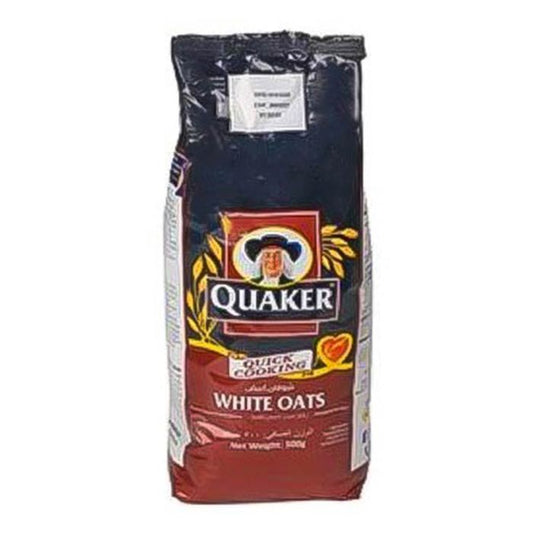 Quaker White Oats Bag 500 g