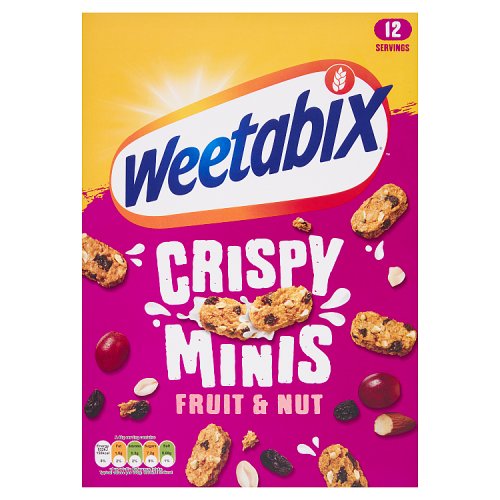 Weetabix Crispy Minis Fruit & Nut Cereal Biscuit, 450g