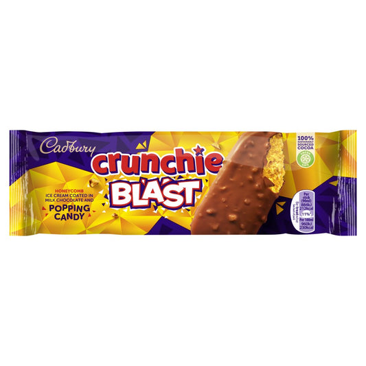 Cadbury Crunchie Blast Ice Cream, 90ml