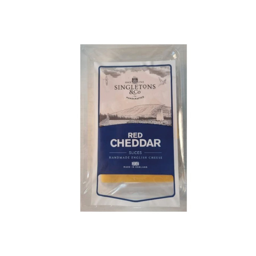 Singleton Mild Red Cheddar Cheese Slices, 150g