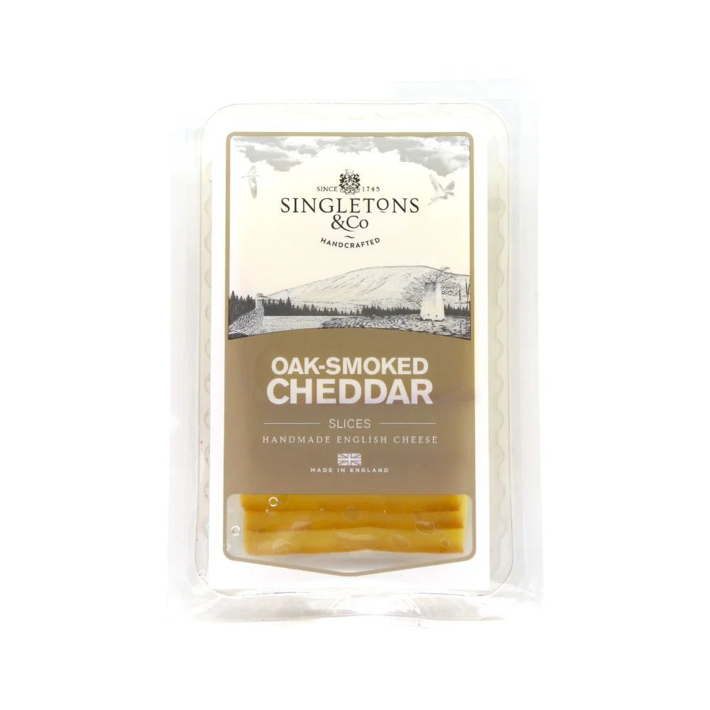 Singleton Cheddar & Black Pepper Cheese Slices, 150g