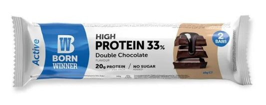 Born Winner Active Double Chocolate Protein Bar, 2x30g