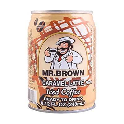 Mr.Brown Caramel Latte Flavor Iced Coffee Drink, 240ml
