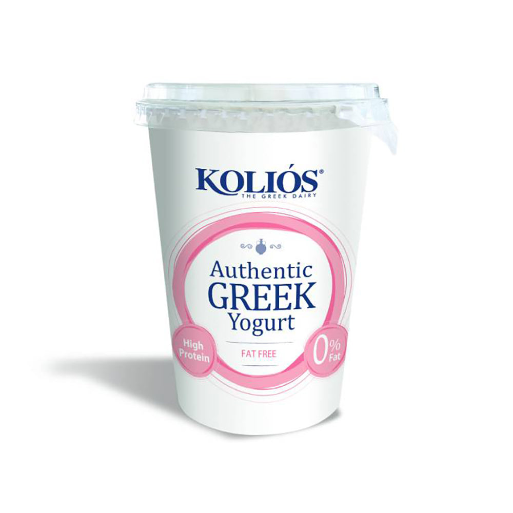 Kolios 0% Fat Authentic Greek Strained Yoghurt, 500g