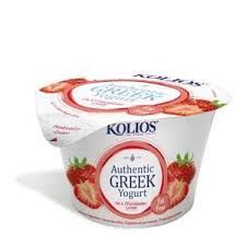 Kolios Greek Strained Yoghurt Strawberry