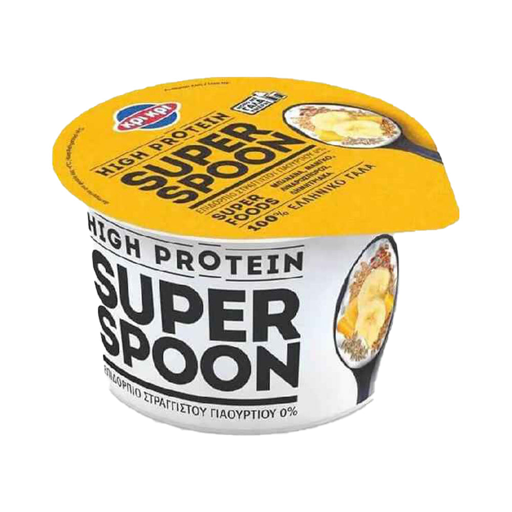 Kri Kri High Protein Super Spoon 0% Fat Banana & Mango Yogurt, 170g