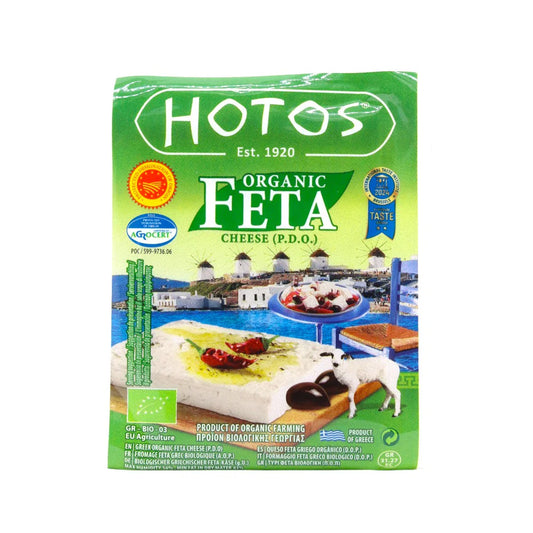 Hotos Organic Feta Cheese, 200g