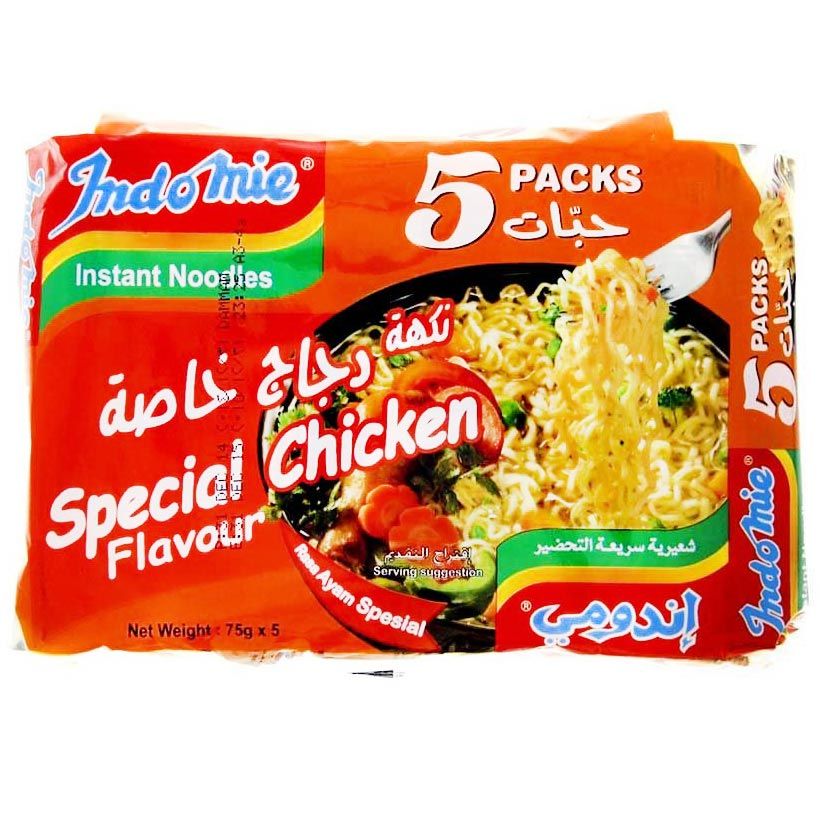 Indomie Special Chicken Flavour Instant Noodles, 5x75g