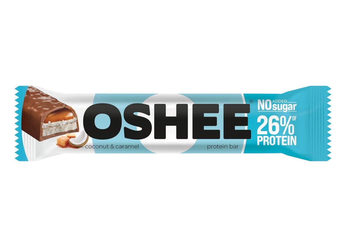 Oshee Coconut & Caramel Protein Bar, 49g