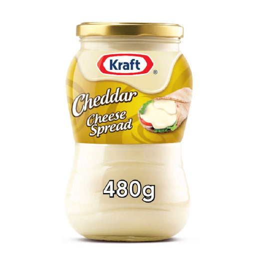 Kraft Cheddar Cheese Spread Jar, 480g