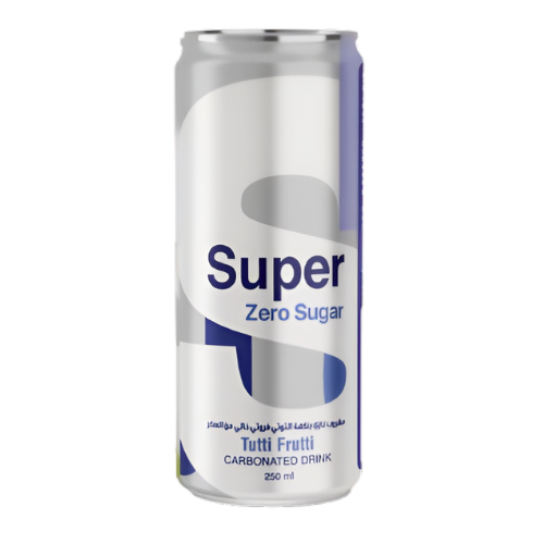 Super Tutti Frutti Sugar Free Carbonated Drink, 250ml