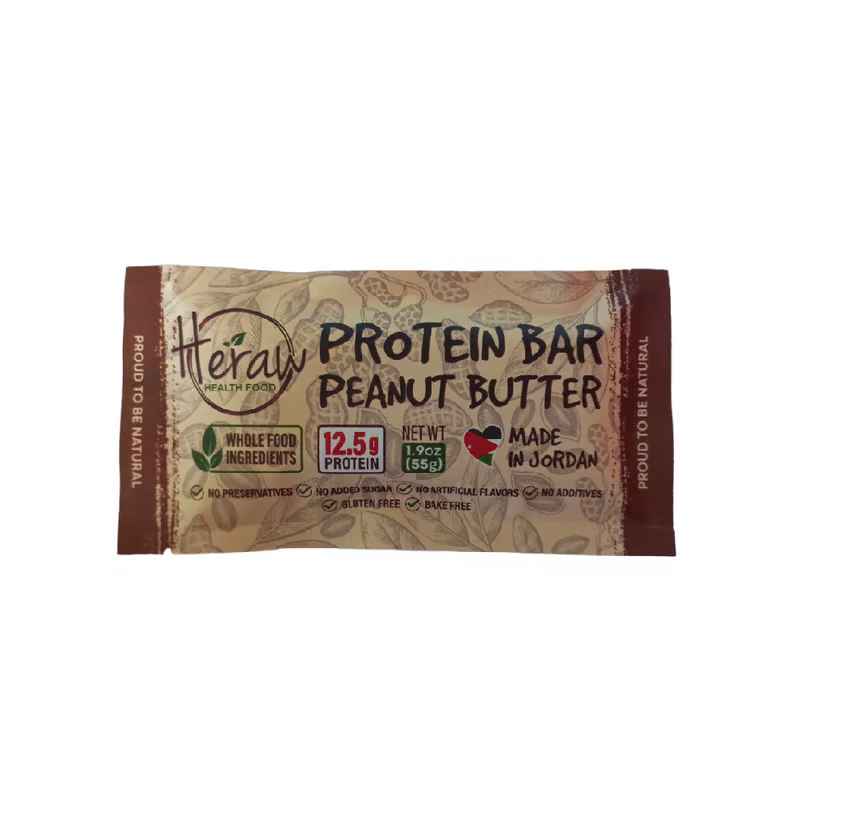Heraw Healthy Food Protein Bar Peanut Butter, 55g