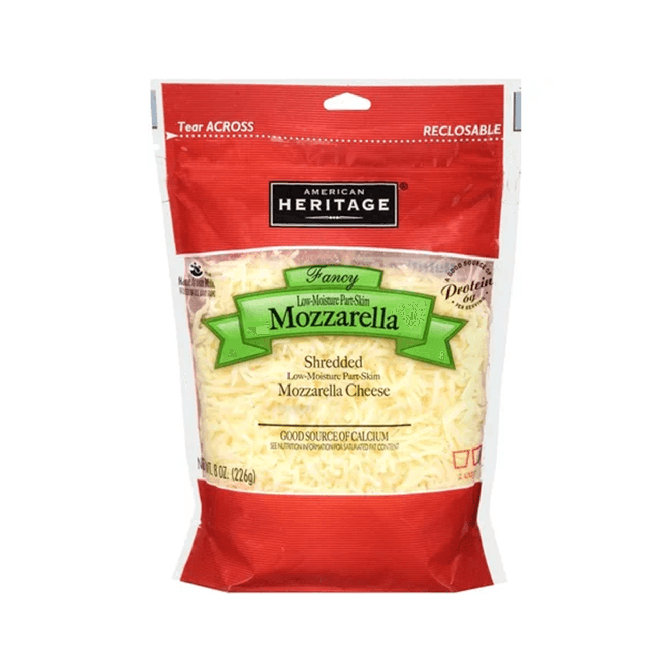 Heritage Shredded Mozzarella Cheese, 200g