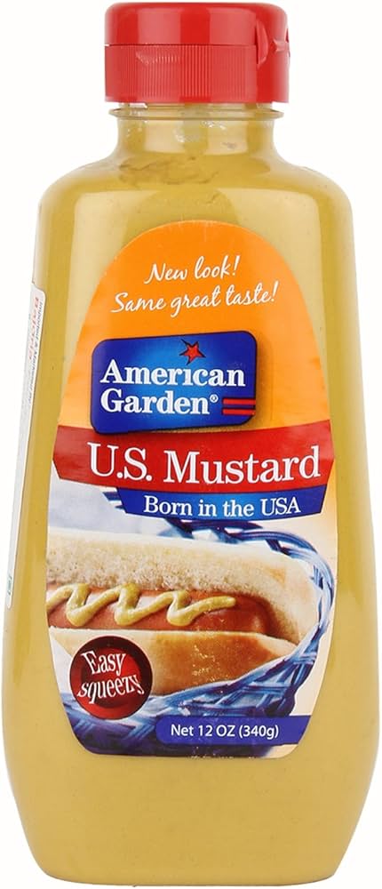 American Garden Mustard Squeez 340 g