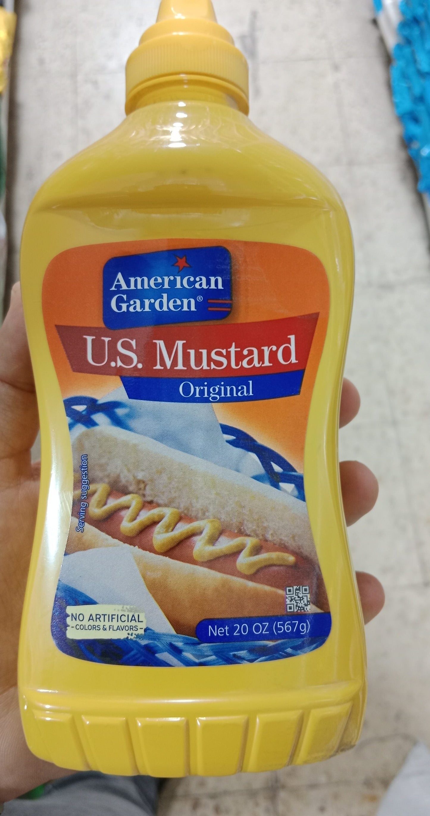 American Garden Mustard Sauce Squeeze, 680g