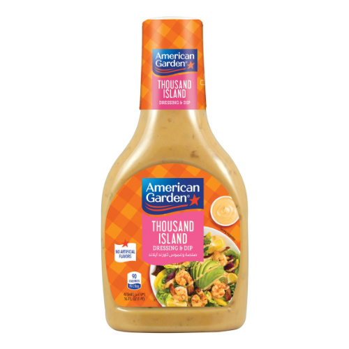 American Garden Thousand Island Dressing & Dip, Gluten Free, Dairy-Free, 473ml