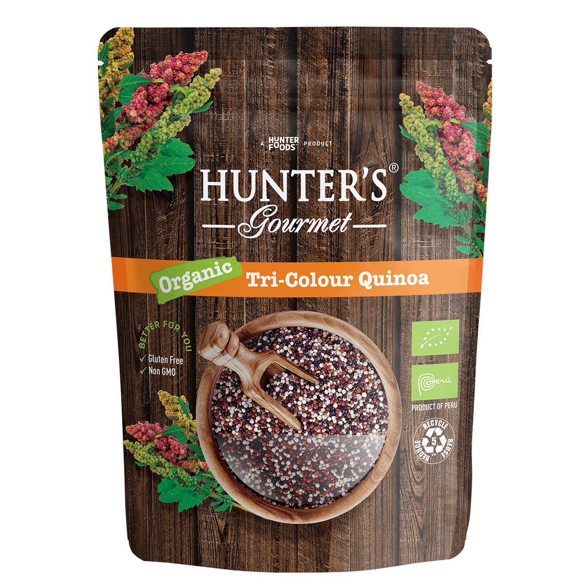 Hunter's Gourmet Organic Tri-Colour Quinoa, 300g