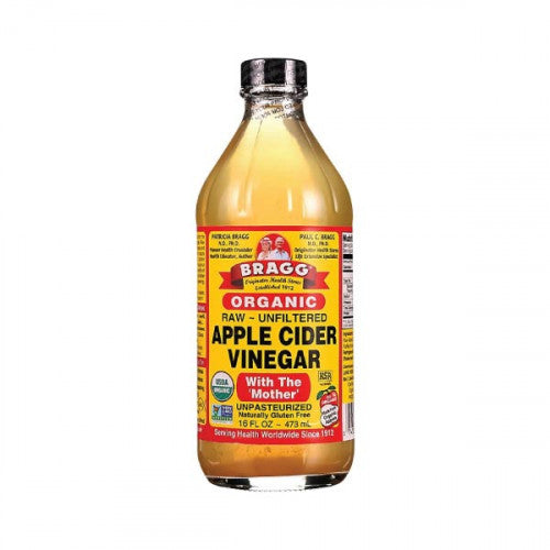 Bragg Apple Cider Vinegar Glass Bottle, 473ml