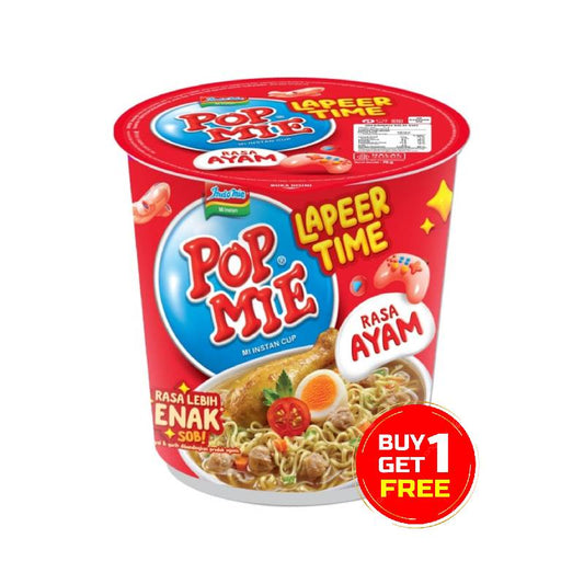 Pop Mie Chicken Flavour Instant Cup Noodles 60 g