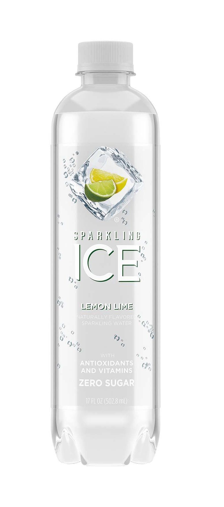 Sparkling Ice Lemon Lime Zero Sugar Sparkling Water, 502.8ml
