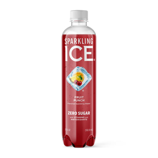Sparkling Ice Fruit Punch Zero Sugar Sparkling Water, 502.8ml