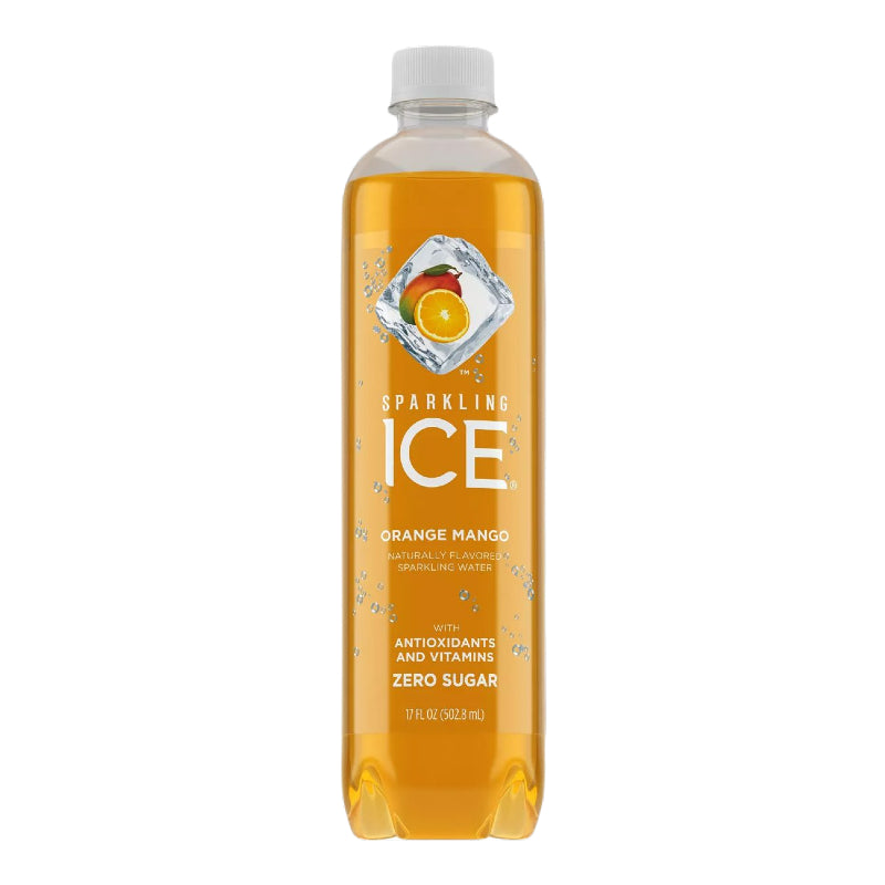 Sparkling Ice Orange Mango Zero Sugar Sparkling Water, 502.8ml