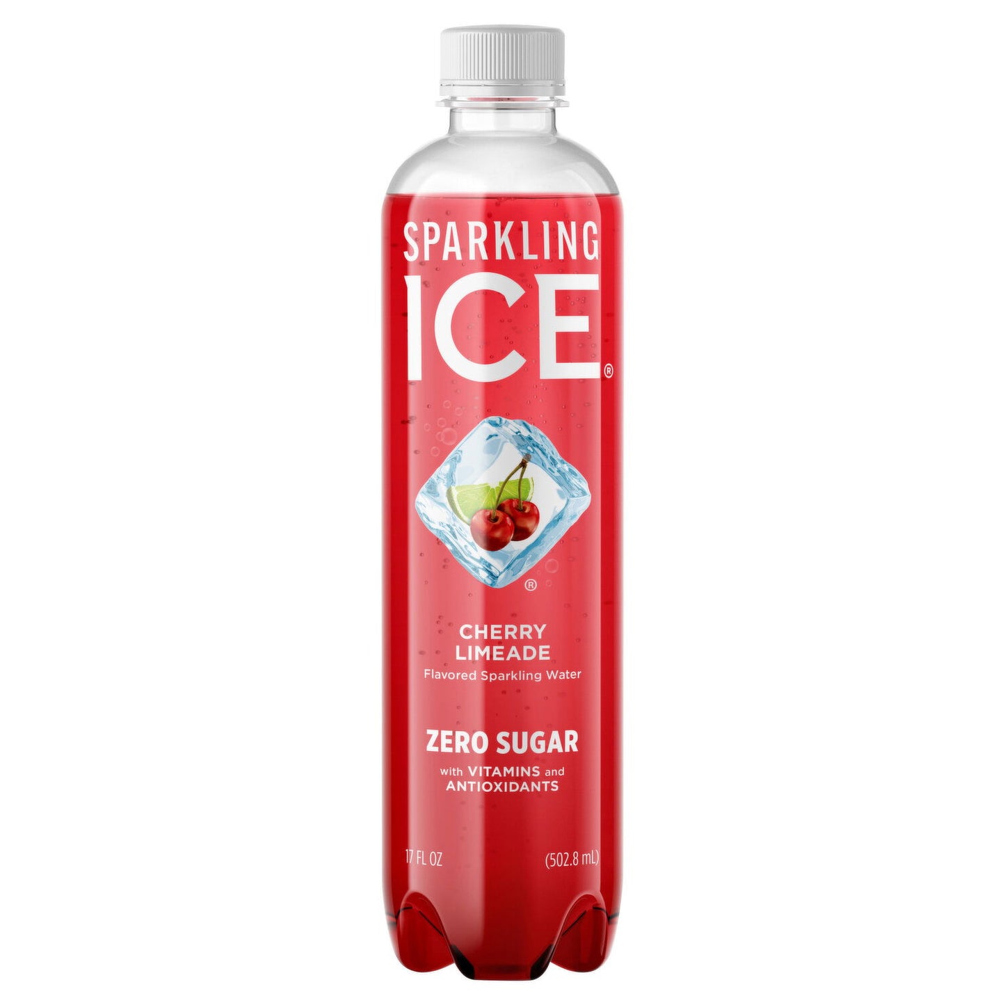 Sparkling Ice Cherry Limeade Zero Sugar Sparkling Water, 502.8ml