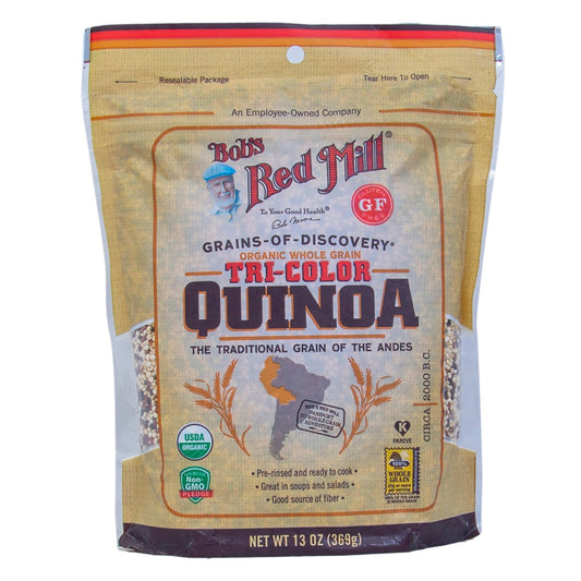 Bob's Red Mill Organic Wholegrain Tri-Color Quinoa, 369g